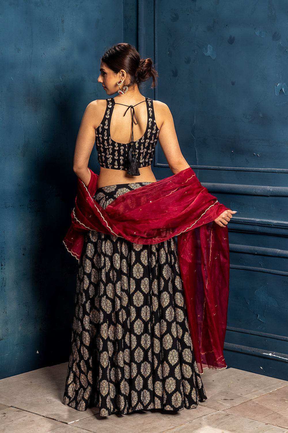 Padmini Lehenga Choli Dupatta - Monk & Mei