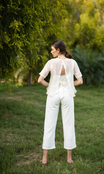 AIKO- COTTON JUMPSUIT WITH JACKET