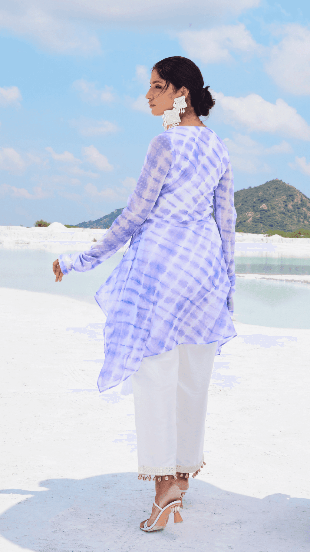 ZAARYA KURTA - Lavender - Monk & Mei