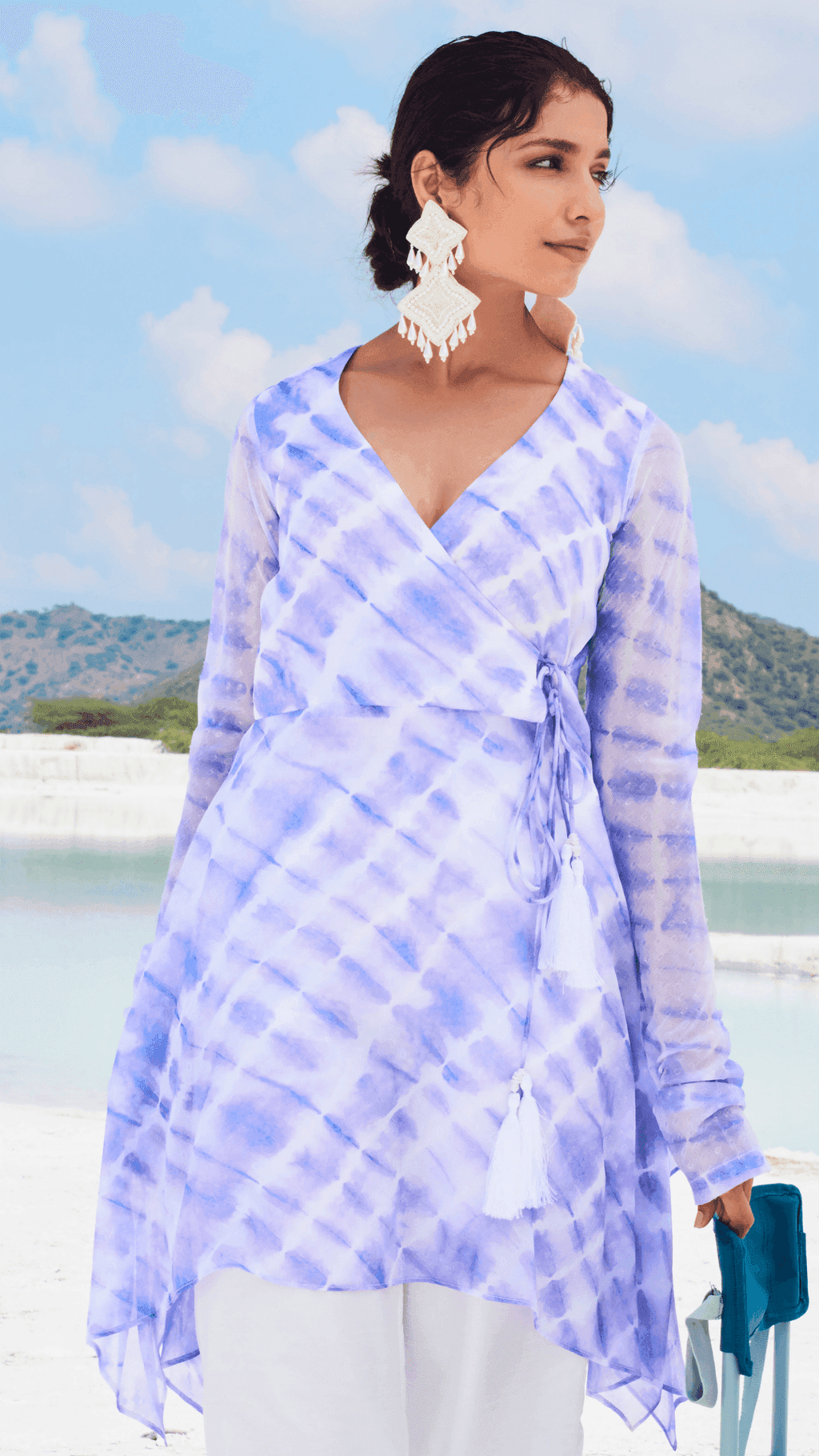 ZAARYA KURTA - Lavender - Monk & Mei