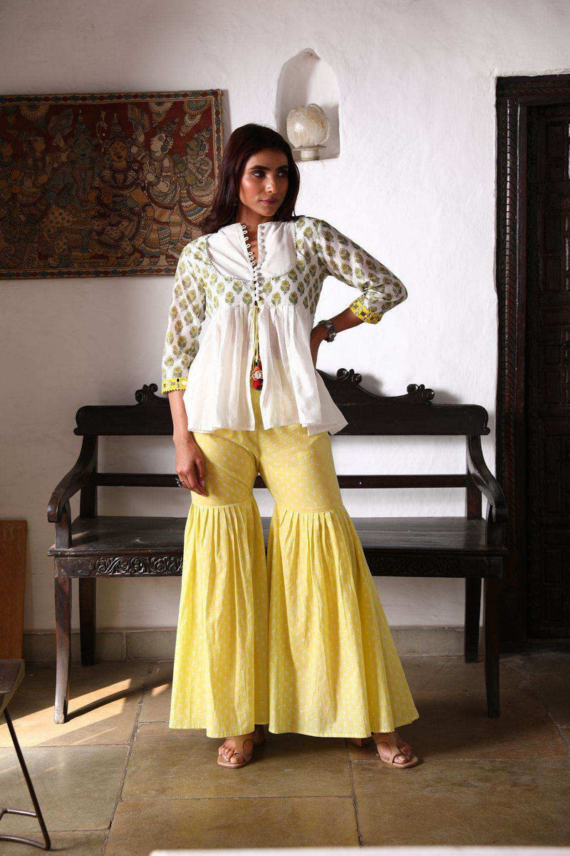 NAAZ Kurti +Sharara