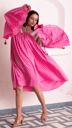 Sayonee Silk Dress