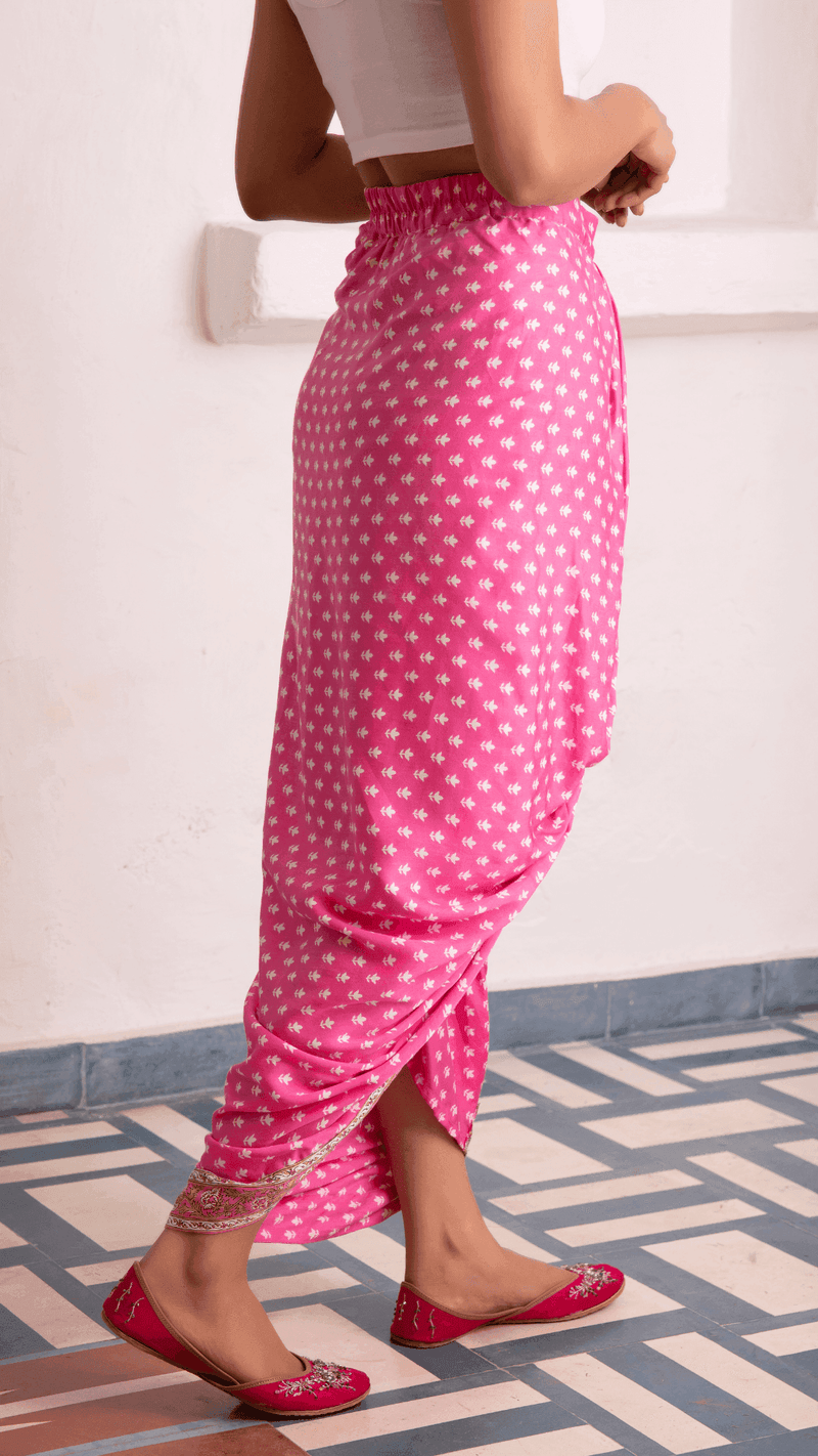 Aaliyah Designer Dhoti Jacket